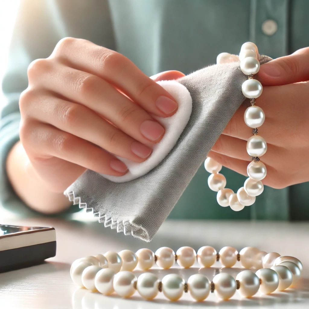 Cleaning Freshwayer Pearl Necklace